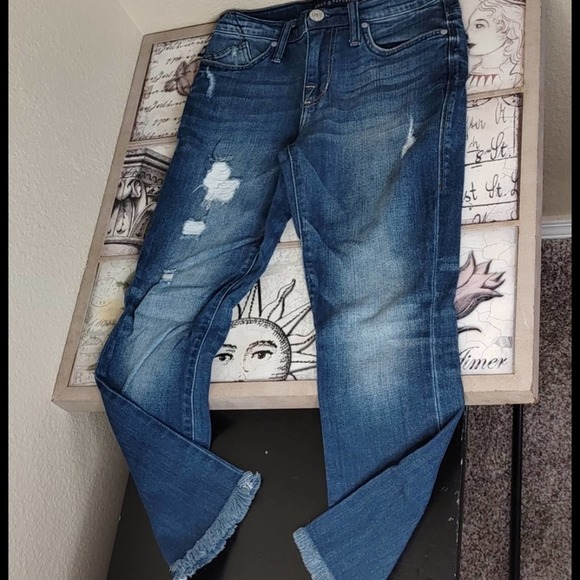 Rock & Republic High Waisted Dark Wash Jeans - Picture 1 of 8